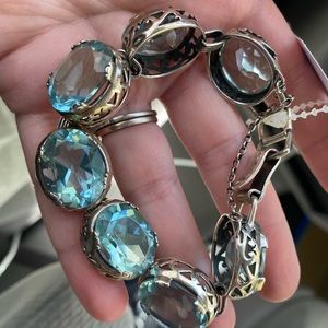 Lagoon Aqua Silpada Bracelet rare!